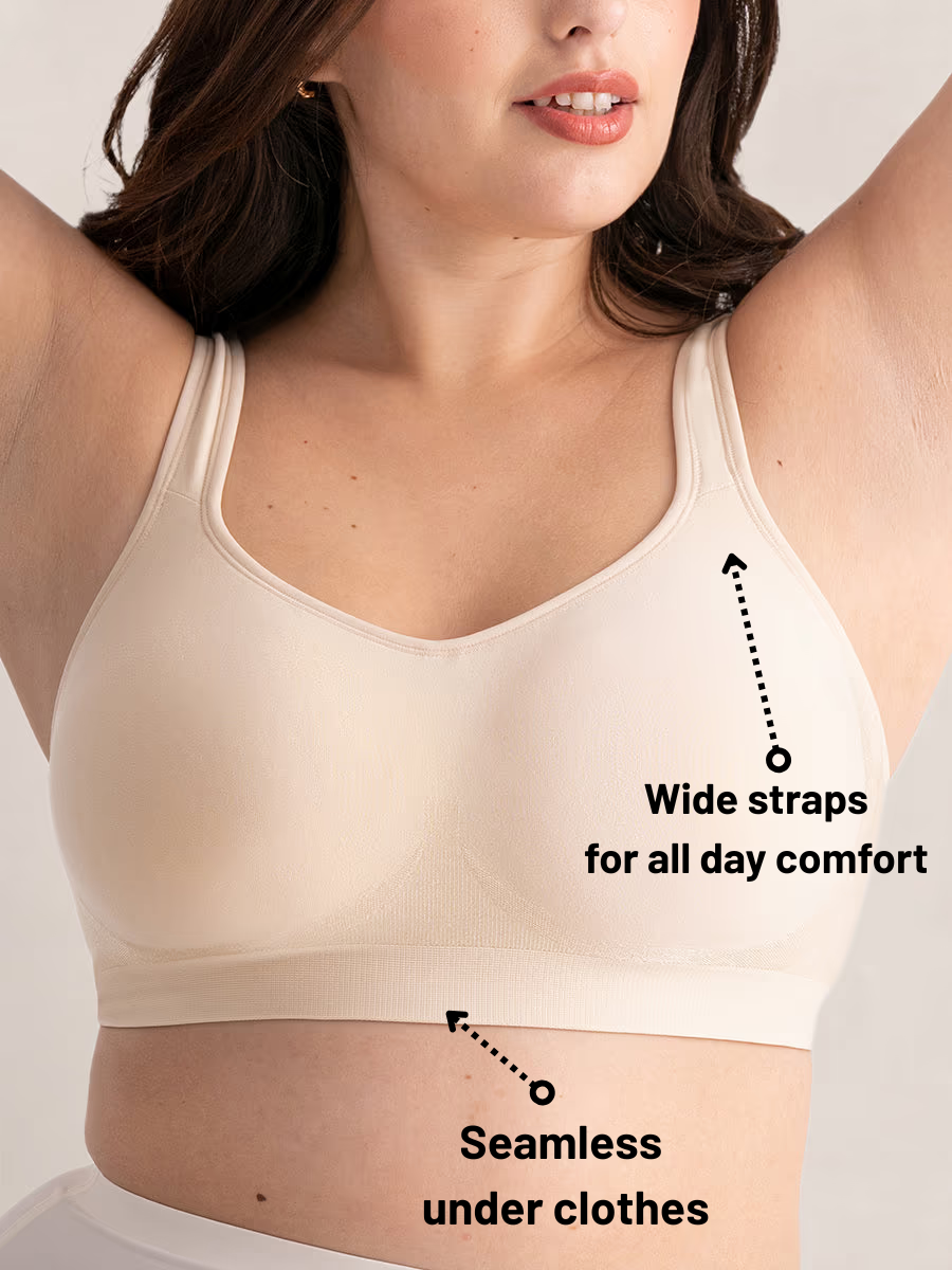 Full-Coverage Seamless Jelly Bra